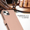 Selencia iPhone 15 - Echt Lederen Bookcase - 3 Pashouders - Dusty Pink