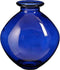 Mica Decorations Vaas Qin - 35x35x37 cm - Gerecycled Glas - Donkerblauw