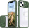 imoshion Hoesje Geschikt voor iPhone 13 Hoesje - imoshion Camslider Backcover - Donkergroen