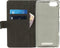 Mobilize Lenny 3 - Flip cover - Kunstleer met ruimte voor 2 pasjes - Zwart