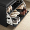 SoBuy FSR16-SCH - Schoenenbank - Opbergruimte en Zitkussen - Zwart 60x30x47 cm