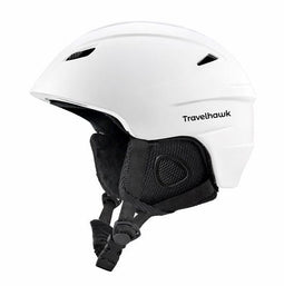 Travelhawk Skihelm - Unisex - L/XL - Wit - Verstelbaar - Ventilatie
