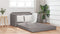vidaXL - Hoekbankbed - 2-in-1 - Taupe - 124x71x78 - cm - Stof