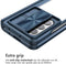 iMoshion Hoesje Geschikt voor Samsung Galaxy Z Fold 5 Hoesje - iMoshion Camslider Backcover - Donkerblauw