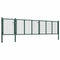 vidaXL - Poort - 500x75 - cm - staal - groen