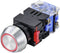 TRU COMPONENTS TC-9428144 LAS0-L-11ZEB/R/12V Drukschakelaar 250 V 5 A 1x uit/aan Continu Rood IP40 1 stuk(s)