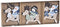 Kerst Decoratie Set DKD Home Decor Rendier Hout MDF (21 x 8 x 1,5 cm) (8 cm)