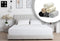 Home&Comfort Hoeslaken – Jersey Katoen, Met Elastiek – 140 x 200 cm – Wit