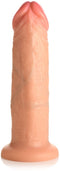 JOCK - Real Skin Vibrerend Dildo - 20 cm & Lichtkleurig