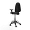 Piqueras y Crespo B2D01RN - Bureaustoel - Hoogteverstelbaar met armleuning - Donker grijs
