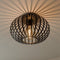 Nolt Arcadia - Plafondlamp E27 - Industrieel - ⌀ 30cm - Zwart