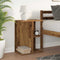 vidaXL - Nachtkastje - 46,5x29x61 - cm - bewerkt - hout - oud - houtkleurig