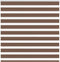 vidaXL - Zebra - rolgordijn - 145x100 - cm - stofbreedte - 140,9cm - polyester - bruin