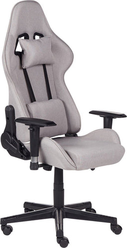WARRIOR - Gamestoel - Lichtgrijs - Polyester
