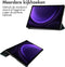 imoshion Trifold Bookcase - Geschikt voor Samsung Galaxy Tab S9/S10 FE/S10 Lite - Auto-wake functie - Donkergroen