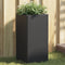 vidaXL - Plantenbak - 30x30x60 - cm - poly - rattan - zwart