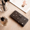 iMoshion Hoesje Geschikt voor Samsung Galaxy S21 FE Hoesje Met Pasjeshouder - iMoshion Design Softcase Bookcase - Goud / Zwart / Stars Gold