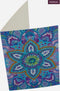 Diamondpainting Crystal Art Kaart Blauwe Mandala 10x15cm