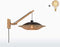 GOOD&MOJO Wandlamp Kalimantan - Bamboe/Zwart - 55x44x45cm - Binnen Scandinavisch,Bohemian