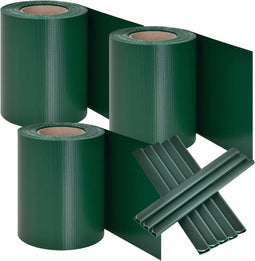 Juskys - PVC Privacystrips - 3 stuks - 35 meter - Groen (3 stuks)