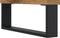 vidaXL - Salontafel - 90x50x36,5 - cm - bewerkt - hout - artisanaal - eikenkleurig