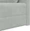 vidaXL - Vloersofa - Bed - 2-in-1 - Lichtgrijs - 213x144x60 - cm - Fluwelen