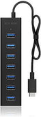 Icy Box IB-HUB1700-C3 - USB 3.2 Hub voor 7 apparaten - Zwart