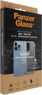 PanzerGlass HardCase geschikt voor Apple iPhone 13 Pro Hoesje Back Cover Transparant