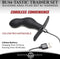 XR Brands P-Spot Plugger - Siliconen Prostaatplug met Harnas en Afstandsbediening black