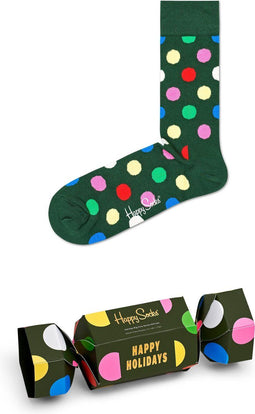 Happy Socks Holiday Dots - Sokken Giftbox - Maat 41-46 - Groen