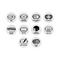 Von Zipper Mach V.F.S - Skibril - Pano 170° - Stone Satin Wildlife Silver Chrome + Clear Fire Chrome