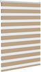 vidaXL - Zebra - Blind - 115x150 - cm - stofbreedte - 110,9 - cm - polyester - zandbruin