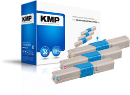 KMP O-T37V - Toner - 4500 pagina's - Cyaan Geel Magenta