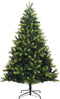 vidaXL - Kunstkerstboom - met - scharnieren - en - standaard - 210 - cm