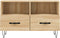 vidaXL - Tv-meubel - 80x36x50 - cm - bewerkt - hout - sonoma - eiken