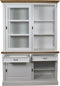HSM Collection Buffetkast Provence - 150 cm - wit/naturel eiken