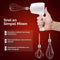 Beper Handmixer - Draadloze Keukenmixer met 5 Snelheden - USB Oplaadbaar - Wit