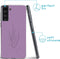 imoshion Hoesje Geschikt voor Samsung Galaxy S21 FE Hoesje Siliconen - imoshion Design hoesje - Paars / Floral Purple