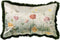 Dutch Decor POSSY - Sierkussen met bloemenpatroon 40x60 cm Chive - groen - Inclusief binnenkussen