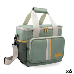 Koeltas Quid Sugar - Opvouwbaar - 15 L - Groen (6 Stuks)
