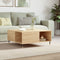 vidaXL - Salontafel - 80x80x36,5 - cm - bewerkt - hout - sonoma - eikenkleurig