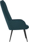 vidaXL Relaxstoel fluweel blauw