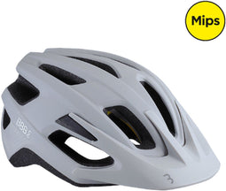 BBB Cycling Dune MIPS 2.0 - Fietshelm - Extra veilig met MIPS en vervangbaar vizier - Mat Grijs/Wit - Maat S