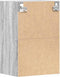 vidaXL - Hangkast - 40x29,5x60 - cm - bewerkt - hout - grijs - sonoma - eikenkleurig
