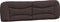 vidaXL - Hoofdbordkussen - 180 - cm - stof - donkerbruin