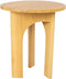 Liviza Bijzettafel Cuarto - Eiken - Rond Bruin - 52 cm , 45 cm , 45 cm