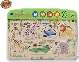 VTECH BABY - Mijn eerste interactieve dierenpuzzel - FSC houten speelgoed