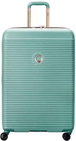 Delsey Freestyle - Reiskoffer 76 cm - 104L - Groen met Goudkleurige Hardware