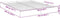 vidaXL - Bedframe - bewerkt - hout - betongrijs - 160x200 - cm