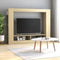 vidaXL - Tv-meubel - 152x22x113 - cm - bewerkt - hout - sonoma - eikenkleurig